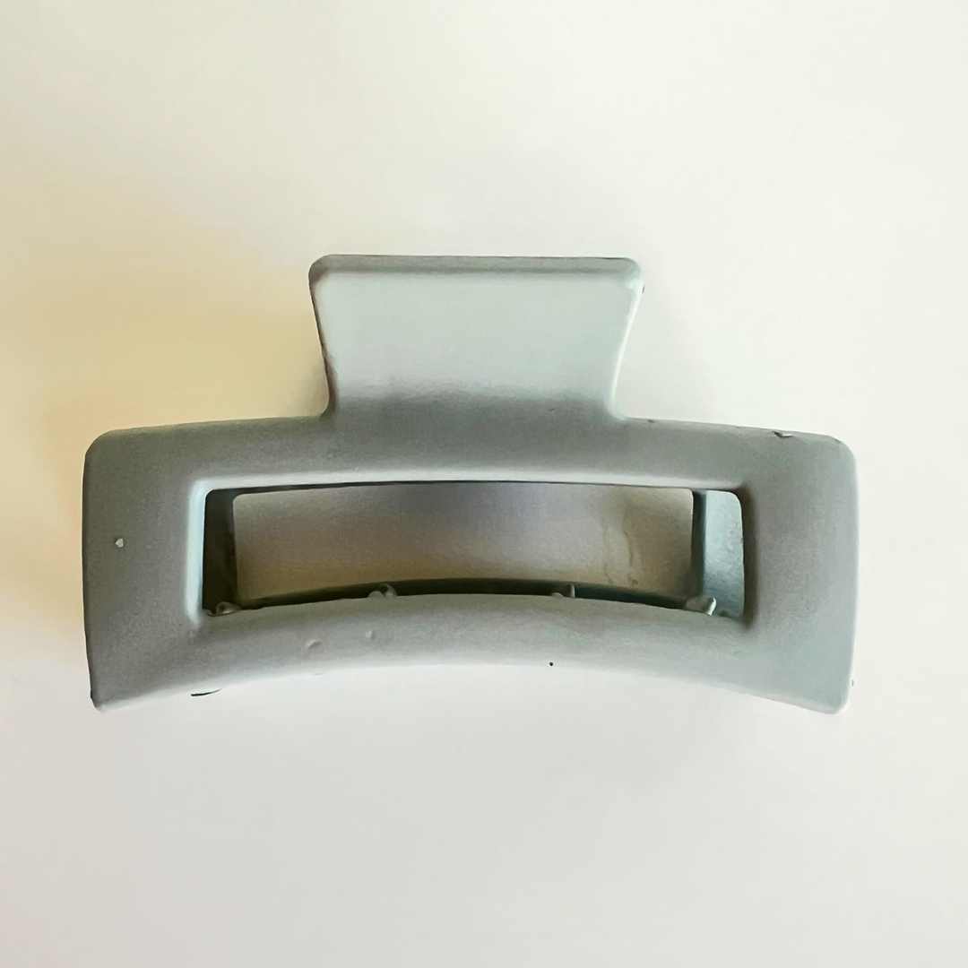 Rechte haarklip in lichtgroen