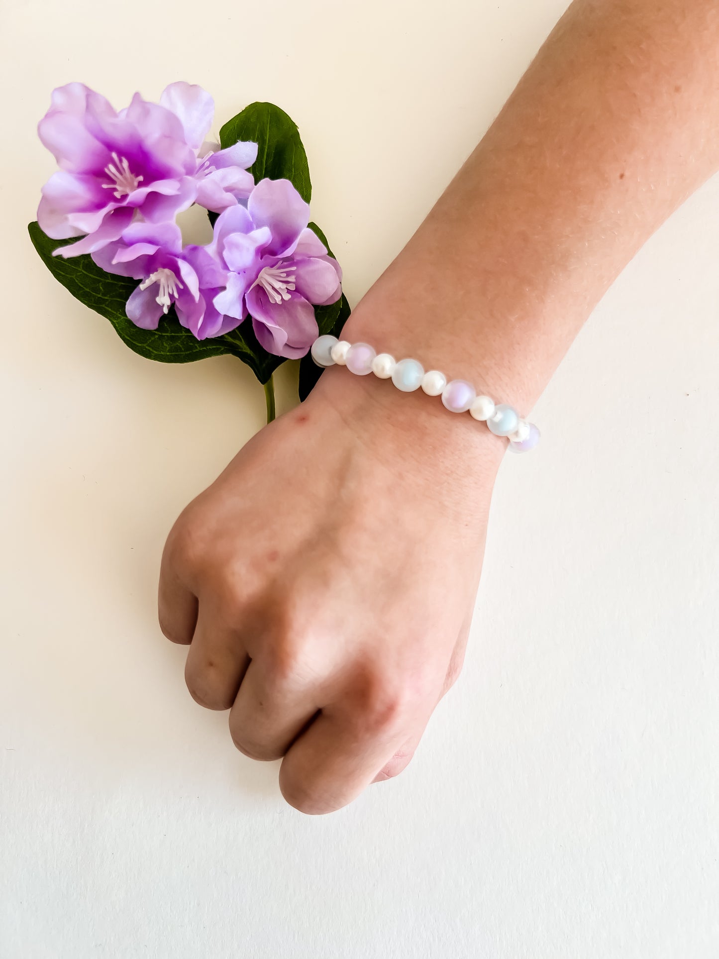 Lilou Armband – Hemels in Blauw, Paars & Parelwit