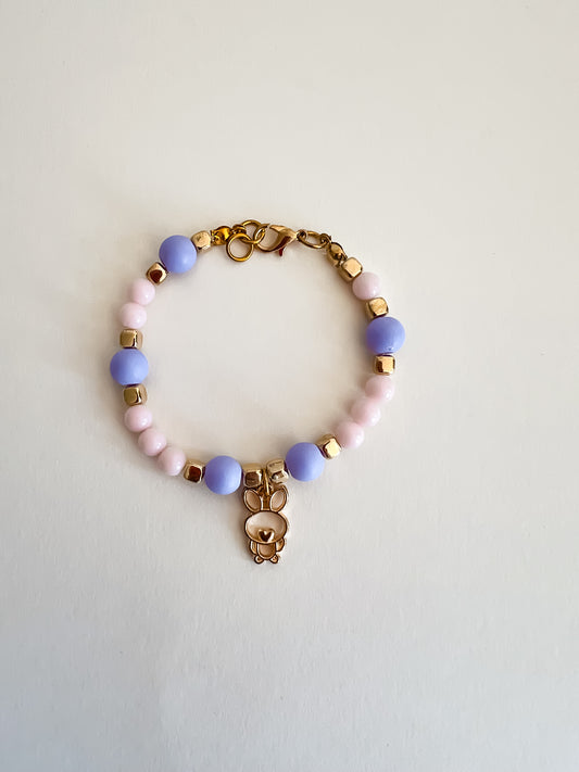 Bibi Armband – Love & Bunny Sparkles in Pink & Purple