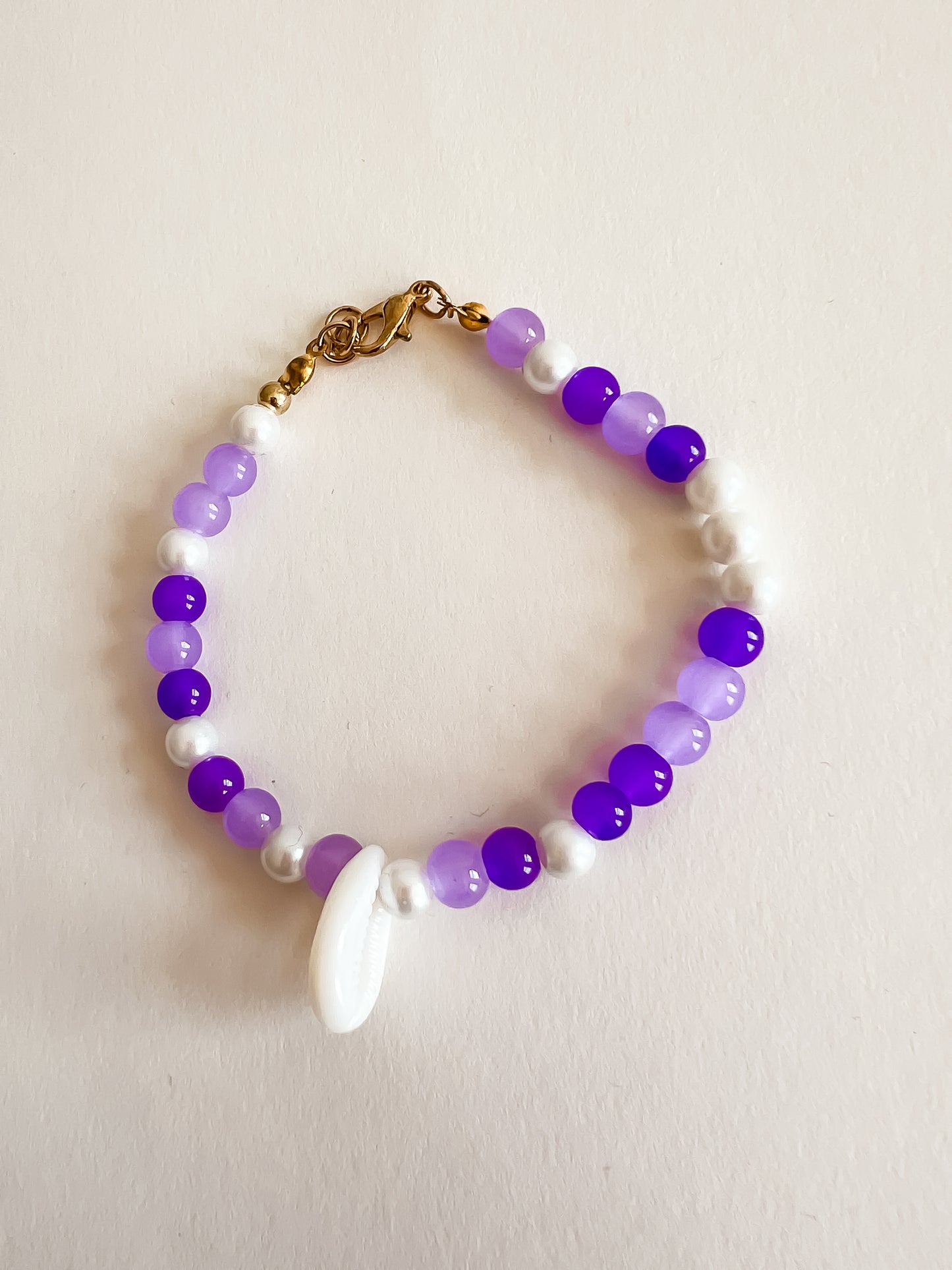 Lyra Armband – Dromerig Paars met een Vleugje Zee