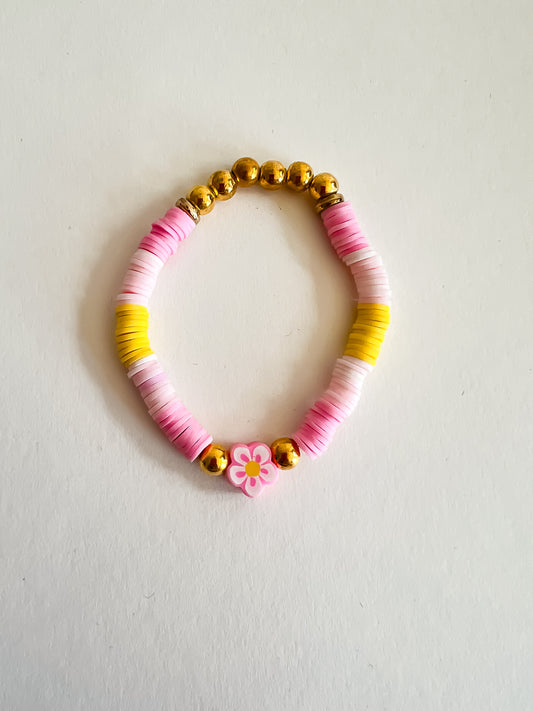 Flora Armband – Vrolijk en Bloemig met een Gouden Glans